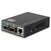 Levelone Rj45 to Sfp Gigabit Media Converter Switch, 2 x Sfp, 1  Gvt-2011 4015867202517 Wlononwcrrdm5