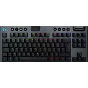 Logitech G G915 X - Tastatur Lightspeed Tkl Hintergrundbeleuchtung kabellos Bluetooth 5,0, 2,4 Ghz, Usb Qwertz Deutsch Tastenschalter Gl Clicky Schwarz 920-012754  5099206121706