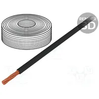 Mains cable black Package 30M Øcable 5Mm 8Awg  Pc-8Ga-Bk