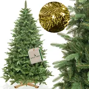 Mākslīgā Ziemassvētku eglīte Premium Royal Trees Sibīrijas egle ar koka statīvu Springos Ct0182 180 cm  5907719493671