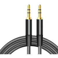 Maxlife audio cable jack 3.5 mm - 1M black  Oem0002431 5900495594716