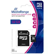 Mediarange Sd Microsd Card 32Gb Cl.10 inkl. Adapter  Mr959 4260283113552
