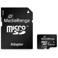 Memory Micro Sdxc 256Gb Uhs-1/W/Adapter Mr946 Mediarange  4260664872665