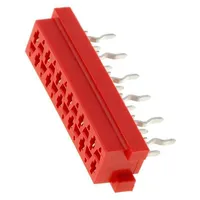 Micro-Match socket female Pin 12 Tht on Pcbs Layout 2X6  Amp-8-215079-2 1-215079-2