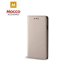 Mocco Smart Magnet Book Case Grāmatveida Maks Telefonam Xiaomi Redmi 3 Zeltains  Mg-Mag-Xia3-Go 4752168010259