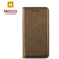 Mocco Smart Magnet Book Case Grāmatveida Maks Telefonam Huawei Mate 20 Tumši Zeltains  Mc-Mag-Mate20-Dgo 4752168057469