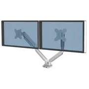 Monitora stiprinājums Fellowes Platinum Dual Monitor Arm Silver  8056501 043859764228