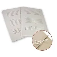 Folder Smlt, archival, A4 4Cm, 300 g., With 2 laces, with print, white, cardboard, ecological  Seg-Ar4/Ek 477064459073