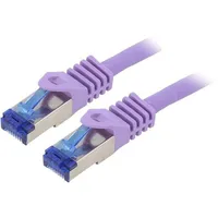Patch cord S/Ftp 6A stranded Cu Lszh violet 2M 26Awg  C6A059S