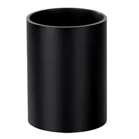 Pencil case Forpus, round, black, empty 1005-020  Fo30508 475065030508