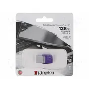 Pendrive Usb 3.2 Gen 1 128Gb R 200Mb/S violet A,Usb C  Dtduo3Cg3/128Gb