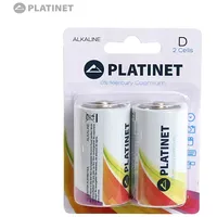 Platinet D 2 Lr20 1.5V Alkaline Ilgstošas darbības baterejas Mn1300 Pmblr202B 2Gab.  5907595437332