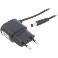 Power supply switched-mode mains,plug 5Vdc 0.5A 2.5W Plug Eu  Pos05055A
