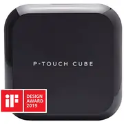 Pt-P710Bt Cube Plus Brother portatīvs uzlīmju printeris, melns Usb, 24Mm,Bluetooth,Akum,Adapt  Ptp710Btxg1 4977766788861