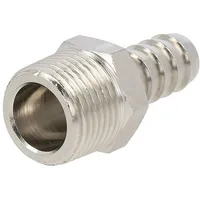 Push-In fitting connector pipe nickel plated brass 10Mm  3040-10-3/8 3040 10-3/8