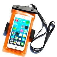 Pvc waterproof armband phone case - orange  Waterproof Armband Case 180105Mm 9145576276839