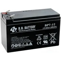 Re-Battery acid-lead 12V 7Ah Agm maintenance-free 2.54Kg  Accu-Bp7-12-T1/Bb Bp 7-12 T1