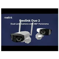 Reolink Duo 2 Poe viedā 2K kamera ar diviem objektīviem, personas/braukšanas līdzekļa noteikšana  6975253980840 Ciprlnkam0045