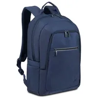 Rivacase 7561 Laptop Backpack 15.6-16 Alpendorf Eco, navy blue, waterproof material, eco rPet, pockets for smartphone, documents, accessories, side pocket bottle  Rc7561Db 4260709019963 Mobriator0136
