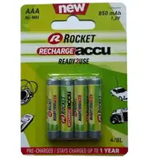 Rocket Precharged Hr03 850Mah Always Ready Blistera iepakojuma 4Gb. 5908258327120  Hr850B4