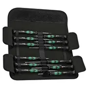 Screwdriver precision-set precision alloy steel case 12Pcs.  Wera.ms12Sb1 05073675001