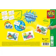 Ses Mans pirmais komplekts krāsošanai ar ūdeni - Dinozauri  14465S 8710341144654