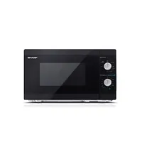 Sharp Microwave Oven with Grill Yc-Mg01E-B Free standing, 800 W, Grill, Black  4974019151908