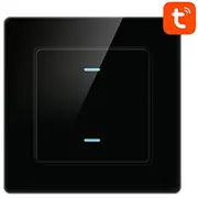 Smart Light Switch Wifi Avatto N-Ts10-B2 2 Way Tuya Black  6976037360506