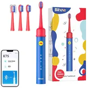 Sonic toothbrush with app for kids, tips set  Bitvae Bvk7S Blue K7S blue 6973734202306 051503