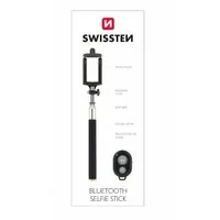 Swissten Bluetooth Selfie Stick Statīvs Telefoniem un Kamerām Ar Distances Pulti  Sw-Self-B-B 8595217443532