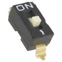Switch Dip-Switch Poles number 1 On-Off 0.025A/24Vdc Pos 2  A6S-1104-H