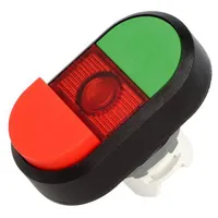 Switch double 22Mm Stabl.pos 1 green-red Mlb-1 Ip66 Pos 2  Mpd12-11R 1Sfa611141R1101