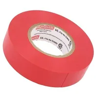 Tape electrical insulating W 19Mm L 20M Thk 0.18Mm red 260  Plh-Pr37-19-20/Rd