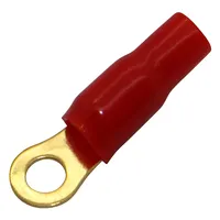 Terminal ring M6 16Mm2 gold-plated insulated red  Zko16X64-R 30.4700-72