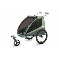 Thule Coaster Xt 2-Vietīga velosipēdu piekabe basil zaļa 69-10101820  10101820