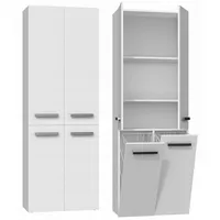 Topeshop Nel 2K Dd Biel bathroom storage cabinet White  Kpl 5902838467596 Mlatohszs0005