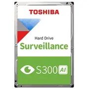 Hdd Video Surveillance Toshiba S300 Ai 8Tb Cmr, 3.5, 512Mb, 7200Rpm, Sata, 64 cameras, 24/7, Tbw 550  Mg10Ada800E-V 4260557513439