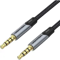 Trrs 3.5Mm Male to Aux Cable 1M Vention Baqhf Gray  6922794751262 056439