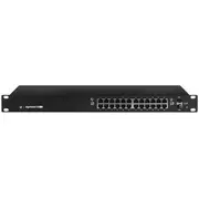 Ubiquiti Es-24-250W tīkla slēdzis Pārvaldīts L2/L3 Gigabit Ethernet 10/100/1000 Power over Poe 1U Melns  810354022241 Swtubqzar0054