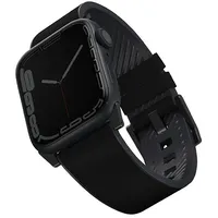 Uniq pasek Straden Apple Watch Series 1 2 3 4 5 6 7 8 Se Se2 Ultra 42 44 45Mm. Leather Hybrid Strap czarny black  Uniq-45Mm-Strablk 8886463679609