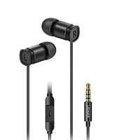 Usams Headphones  Słuchawki Ep-46 jack 3,5 mm czarny black 1,2M Hsep4601 6958444900643