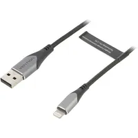 Usb 2.0 cable to Lightning, Vention Labhf, 1M Gray  Labhf 6922794747555