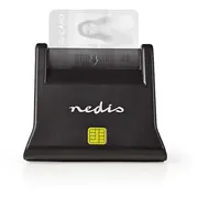 Viedkaršu Id lasītājs Usb2.0 Piemērots elektroniskajam parakstam  Crdru2Sm3Bk 5412810304127