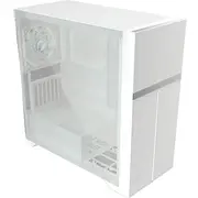 Vk02 Lite, Tower-Gehäuse weiß, Tempered Glass  Vk-Case02Litew 5298003821011 100081589