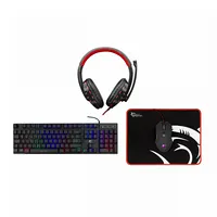 White Shark Comanche 3 Gc-4104 - 4In1 Keyboard  Mouse Pad Headset T-Mlx45276 0736373267749