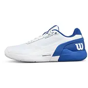 Wilson Tenisa Apavi Vīriešu Rush Pro 5 White / Deja Vu Blue Safety Yellow  Wrs338520E090 0097512994330
