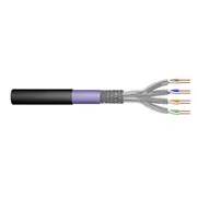 Wire S/Ftp Cat 7 4X2X23Awg Cu wire Pe black 100M Cpr Eca  Dk-1741-Vh-1-Od