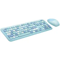 Wireless keyboard  mouse set Mofii 666 2.4G Blue 034320552759