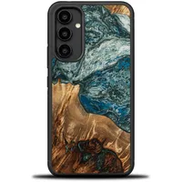 Wood and resin case for Samsung Galaxy A54 5G Bewood Unique Planet Earth - blue-green  Bwd12271-0 5907511793825