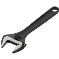 Wrench adjustable 200Mm Max jaw capacity 29Mm phosphated  Ck-T4366-200 T4366 200